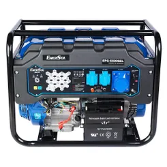 Генератор газо-бензиновый Enersol EPG-5500SEL 230В (1 фаза), 5.5кВт, электростарт, AVR, 78.4кг фото