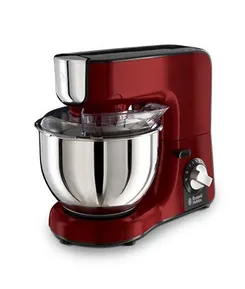 Кухонная машина Russell Hobbs Desire 1000Вт, чаша-металл, корпус-пластик, насадок-4, красный фото