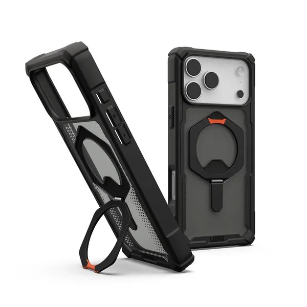 Чохол UAG для iPhone 17 Pro, Plasma XTE MagSafe, Black/Pop Orange