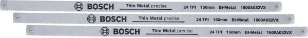 Полотно ножовочное Bosch универсальное, 24TPI, 150мм, 3шт.