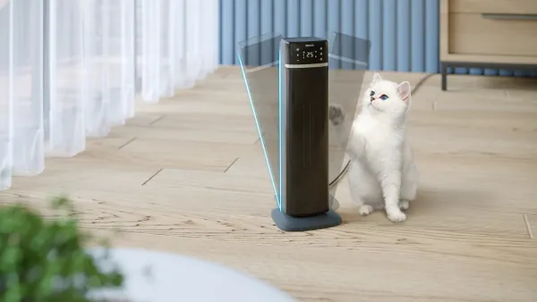 Тепловентилятор Philips 5000 Series, 20м2, 2000Вт, електр. упр-ння, 58 х 19.6 х 21.2см, керамічний, дисплей,Wi-Fi, чорний замовити