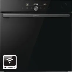 Духовой шкаф Gorenje электрический, 77л, A+, пар, дисплей, Wi-Fi, черный фото