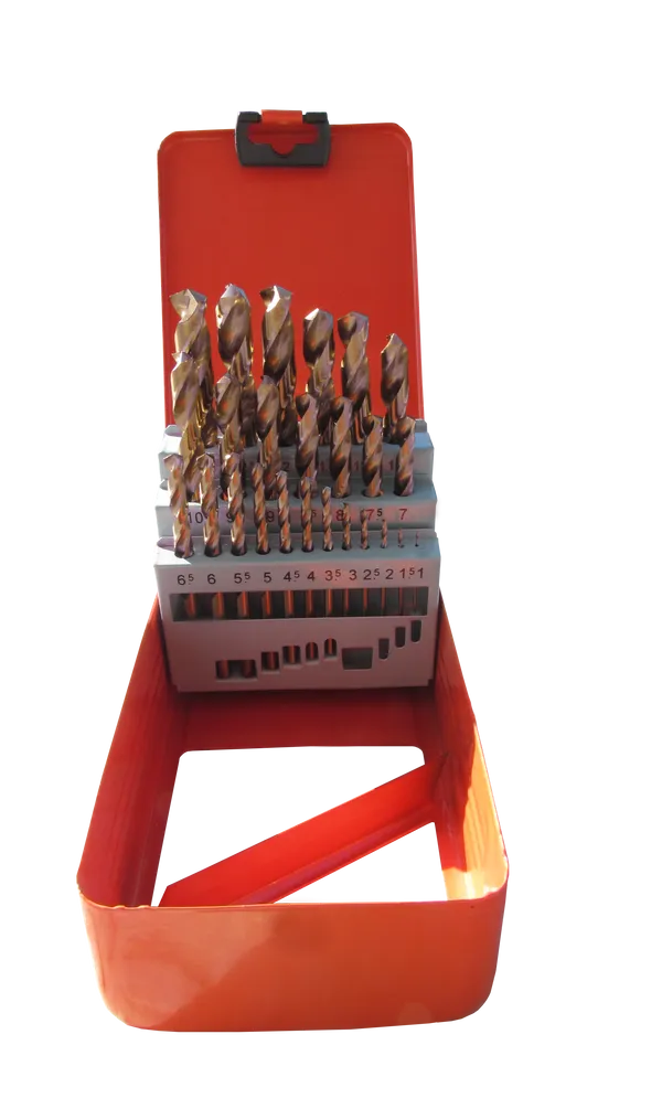 Набір свердел п/м HSS-CO 1-13мм*0,5мм 25шт коробка метал цена в Украине