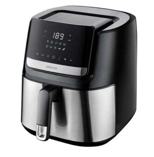 Мультипіч Sencor Vita Fryer, 1600Вт, чаша-6,5л, сенсорне керув., 10 програм, пластик, нерж. сталь-чорний