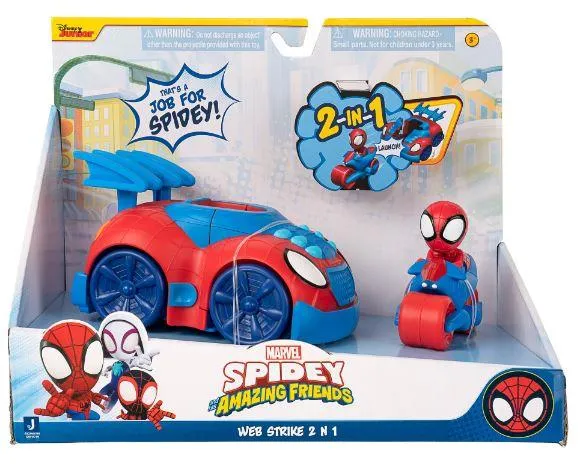 Игровой набор Spidey Feature Vehicle 2 в 1 Ударная машина-невидимка Спайди (Spidey)