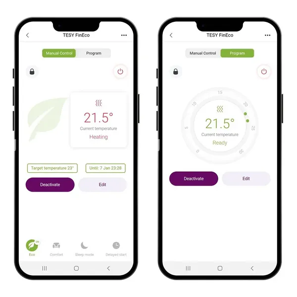 Купить Конвектор электрический TESY CN 051 150 EI CLOUD W 1500 Вт, 18 м2, IP24, электр. упр-ние, программатор 24/7, Wi-Fi, без ножек со скидкой