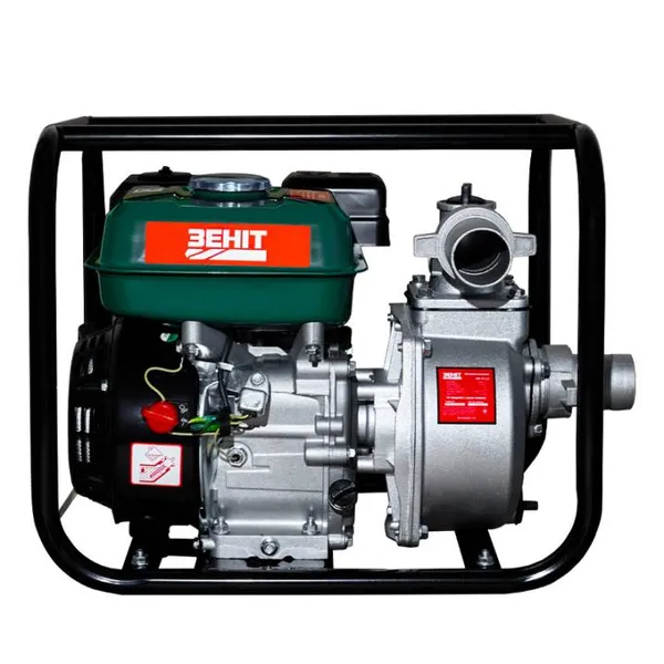 Мотопомпа бензиновая Зенит ЗМП-50 v2.0, 30м3/ч (500л/мин), 6.5л.с, 21кг заказать