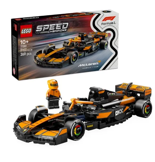 Конструктор LEGO Speed Champions Автомобіль для перегонів McLaren F1® Team MCL38