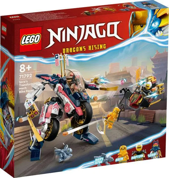 Конструктор LEGO Ninjago Перегоновий робобайк-трансформер Сори