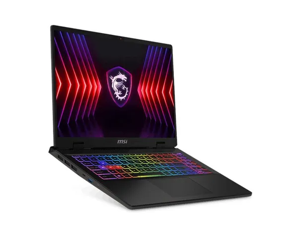 Ноутбук MSI Sword HX B14VGKG 16.0 QHD+, Intel i7-14650HX, 32GB, F1TB, NVD4070-8, DOS, черный