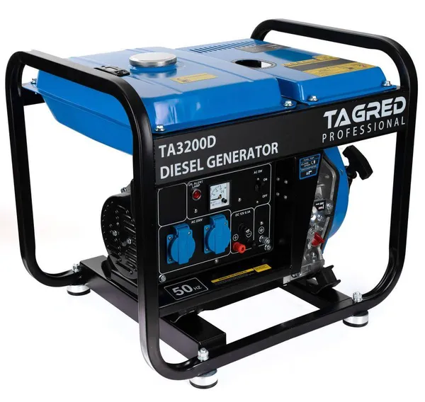 Дизельный генератор TAGRED TA3200D, 2.9/3.2 кВт