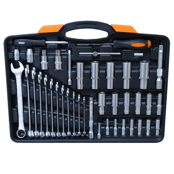 Набор инструментов 219 ед. (1/2", 1/4", 3/8") MIOL 58-030 цена в Украине