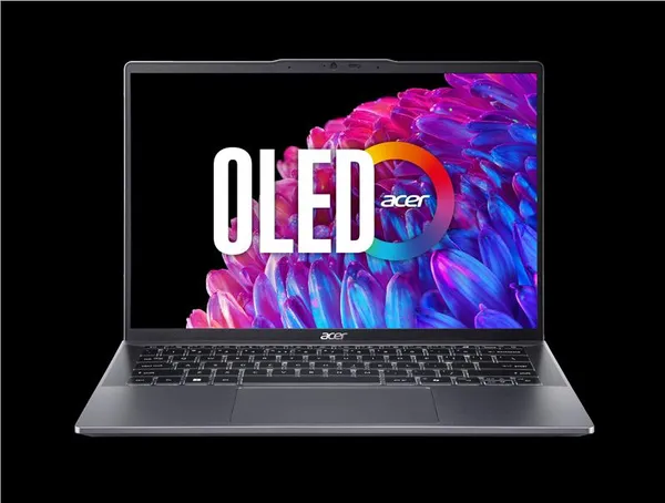 Ноутбук Acer Swift Go 14 SFG14-63 14" 2.8K OLED, AMD R5-8645HS, 16GB, F512GB, UMA, Win11, сірий