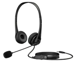 Гарнитура ПК стерео On-ear HP G2, mini-jack, omni mic, 1.2м, чёрный фото