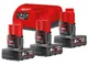 Акумулятор Li-Ion Енергокомплект M12 NRG-603 (3x 6,0 Аг, +зар.пристр.) MILWAUKEE
