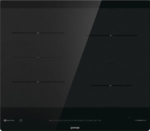 Варочная поверхность Gorenje IS645BSC/индукционная/сенсорн.упр/обьединение комфорок/ PowerBoost /без рамки/черная