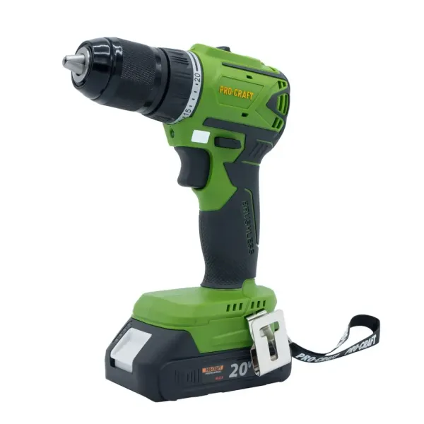 Заказать Безщёточный аккумуляторный шуруповерт 20 В Procraft PA-18LiN DFR в кейсе (1 АКБ, 2 А/ч) с доставкой