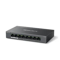 Комутатор MERCUSYS MS108GP 8xGE (7xPoE), 65Вт, Некерований фото