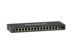 Коммутатор NETGEAR GS316EPP 15xGE PoE, 1xSFP, 231Вт, WebSmart фото