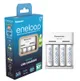 Зарядное устройство Basic Charger USB + Аккумулятор Eneloop NI-MH AA 2000 мАч, 4 шт.