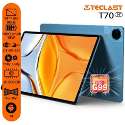 Планшет Teclast T70 14" 8ГБ, 256ГБ, LTE, 10000мА•год, Android, блакитний фото