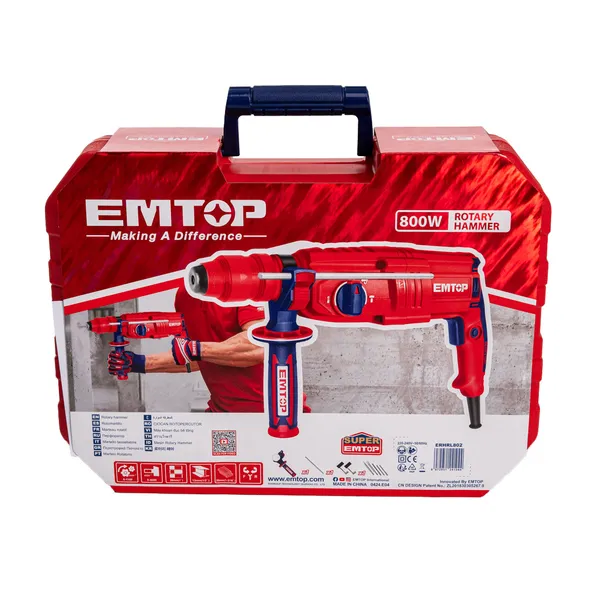 Перфоратор EMTOP ERHRL802