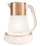 Электрочайник Russell Hobbs Calm, 1.7л, стекло, музыка, подсветка, сенсор, бело-медный