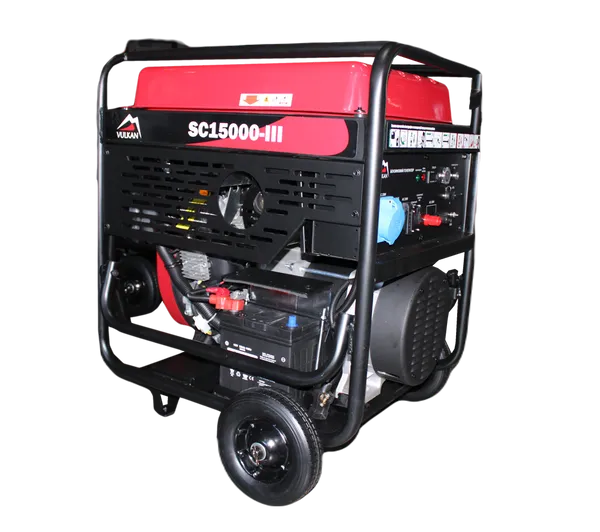 Генераторна установка SC15000-III 1ф 12 кВт, ел.старт, бак-45л, кнопка купить в Украине