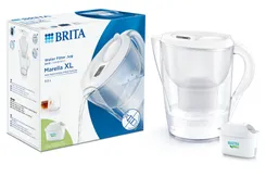 Фільтр-глечик Brita Marella XL Memo MXPro 3.5л (2л очищеної води) з фільтр-картриджем, білий фото