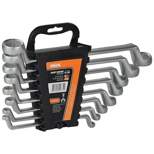 Набор ключей накидных 8 ед. MIOL 51-758