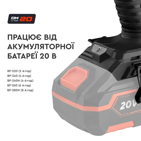 Перфоратор DHR-202BC ULTRA + Шуруповерт CD-200BC ULTRA + Болгарка DGA-202SBC + Батарея BP-240N (2 шт.) + Зарядное устройство FC-230 + Сумка BN-45 цена в Украине