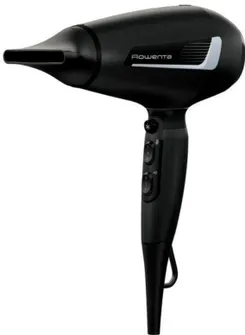 Фен Rowenta Pro Expert, 2100Вт, режимов-3, дифузор, иониз-я, хол. обдув, черный фото