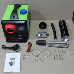 Обогреватель на солярке 12/24/220В, 12 кВт Boxer BX-3431 с пультом Webasto дизельный обогреватель фото