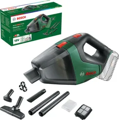 Пилосос професійний акумуляторний Bosch UniversalVac 18, 18В, 9кПа, контейнер 0.5л, 1.3кг без АКБ та ЗП фото