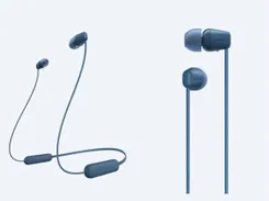 Наушники  In-ear Sony WI-C100 BT 5.0, IPX4, SBC, AAC, Wireless, Mic, Синий фото