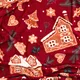 Плед ARDESTO Christmas Flannel 160х200см, 100% полиэстер, имбирные домики цена в Украине