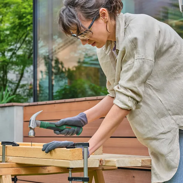 Молоток слесарный Bosch 340г 24.2см рукоять скловолокно цена в Украине