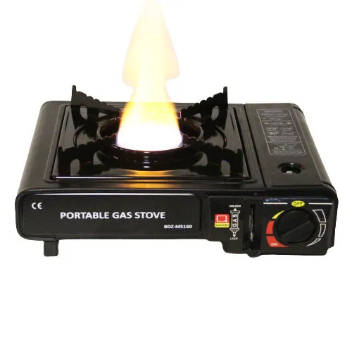 Портативная газовая плита (туристическая) керамический нагреватель с адаптером в кейсе [Оригинал] польская цена в Украине