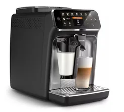 Кофемашина Philips Series 4300 LatteGo, 1.9л, зерно+мол., автомат.капуч, дисплей, авторецептов -8, черный фото