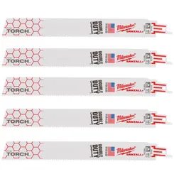 Полотно для шабельних пил TORCH MILWAUKEE, 300х2,5мм, (5шт), (метал) фото