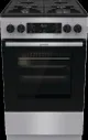 Плита Gorenje комби, 70л, 50x60см, дисплей, чугун, нерж