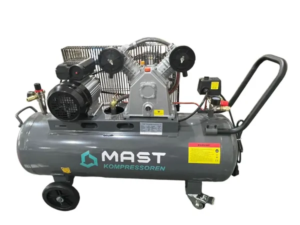 Поршневий компресор Mast VA65/100L 220V фото №1