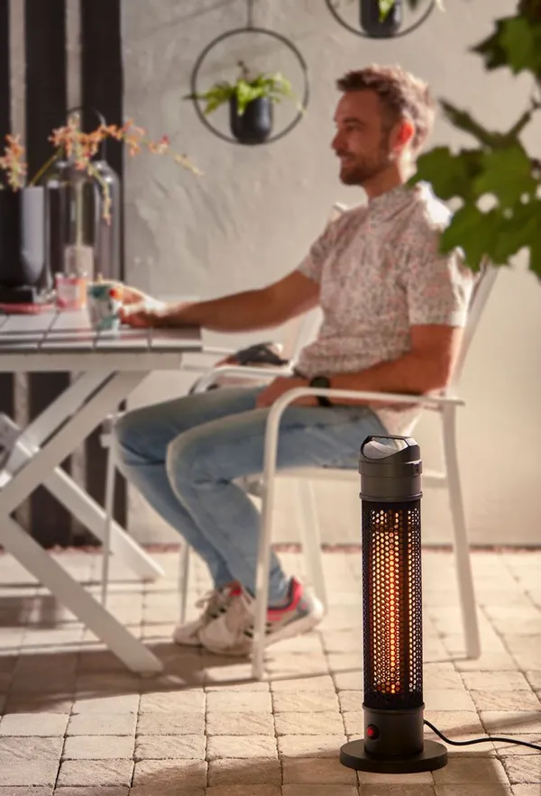 Обігрівач інфрачервоний Neo Tools, підлоговий, 1000Вт, 3м кв, 20х20х62см, IP44 замовити