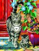 Набор для творчества Sequin Art Painting by numbers Junior-pairs Коты 23*30см, 2ед.