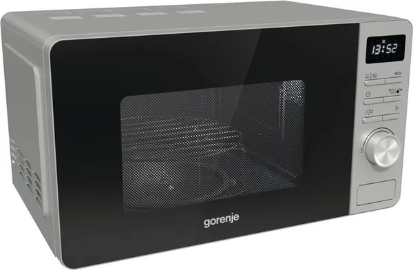 Микроволновая печь Gorenje, 23л, мех. управл., 800Вт, гриль, дисплей, нерж