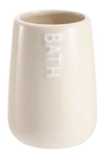 Стакан для зубных щеток ARDESTO Prestigio 8.5x12см, доломит, бежевый