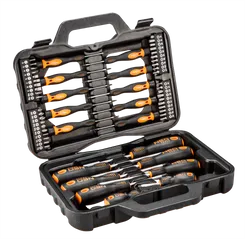 Викрутки Neo Tools набір 58шт, 40 біт, SL,PH,Torx,H, сталь S2, кейс фото