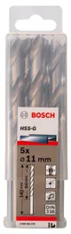 Свердло по металу Bosch HSS-G 11 мм., 5 шт.