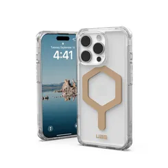 Чохол UAG для iPhone 16 Pro, Plyo Magsafe, Ice/Gold фото