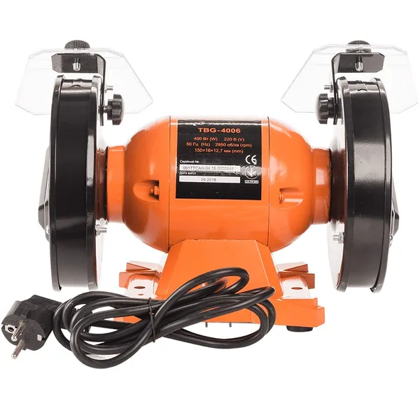 Купити Верстат заточувальний Tekhmann TBG-4006 400Вт коло 150х13мм 5.1кг